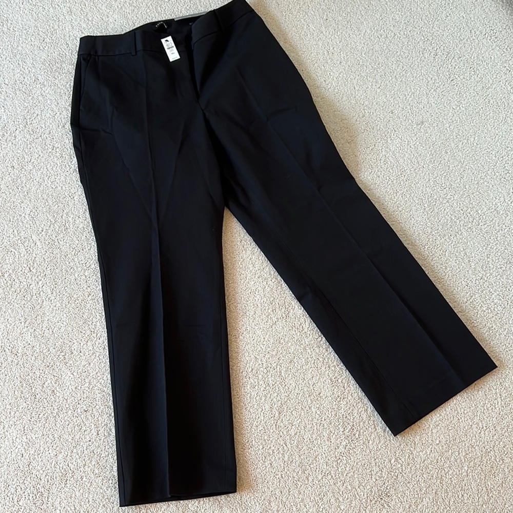 NWT | Talbots Plus-Sized Black Pant | Curvy Fit | Newport Pant | Size 16W